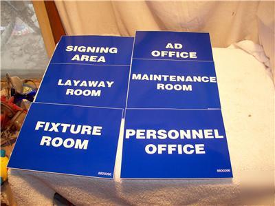 Fixture room,layaway room signing area personnel office