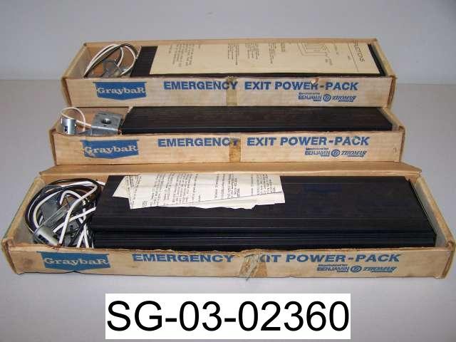 Graybar meter miser emergency exit power pack