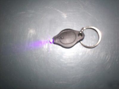 New uv black keychain light, detects invisible ink. 