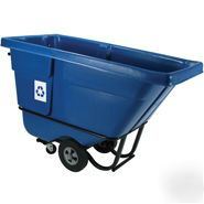 Rubbermaid bulk recycling tilt truck rcp 1305-06 blue