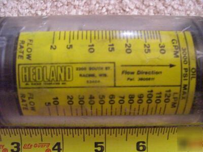 Used hedland oil flow meter