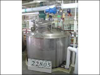 1850 gal northland stainless reactor, s/s, 50/50#-22805