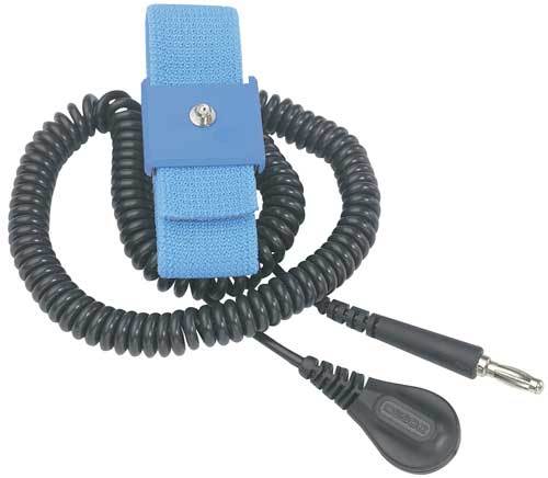 Desco adjustable wrist strap & cord lot of 5
