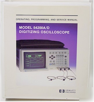 Hewlett packard 54200 digitizing oscilloscope manual