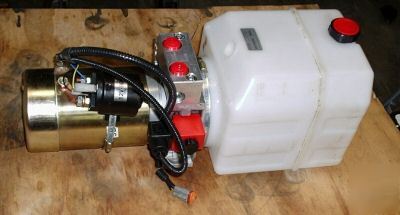 Hydraulic power unit double acting power up power dn