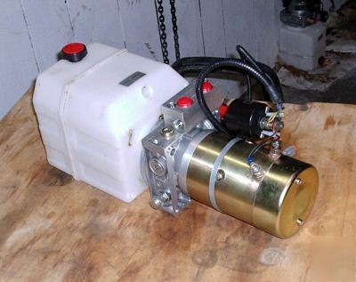 Hydraulic power unit double acting power up power dn