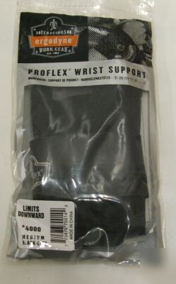 New ergodyne proflex wrist support medium black #4000 
