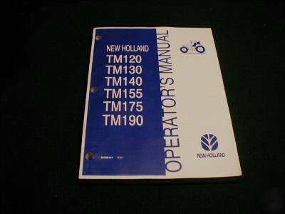 New holland tm 120 130 140 155 175 190 operator manual