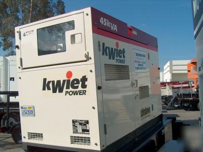 Diesel portable 45KVA kwiet power generator