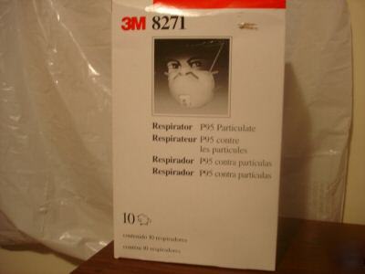 3M 8271 dust mask particulate respirator P95 disposable