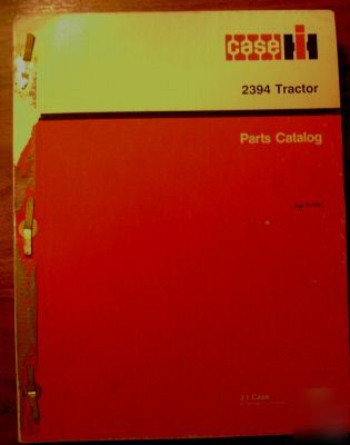 Case ih dealers 2394 tractor parts catalog manual book