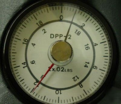 Chatillon dpp-2 dial push-pull force gauge 2LB x .02LB