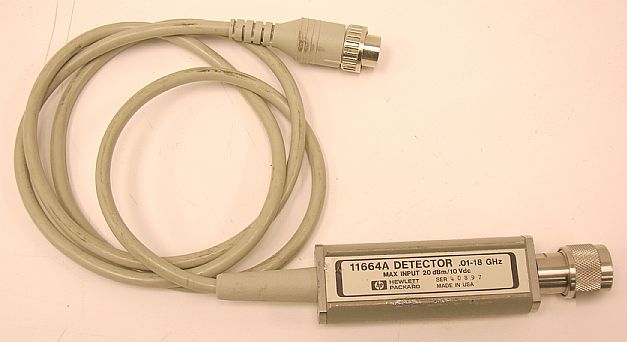 Hp agilent 11664A rf detector .01 - 18 ghz type n