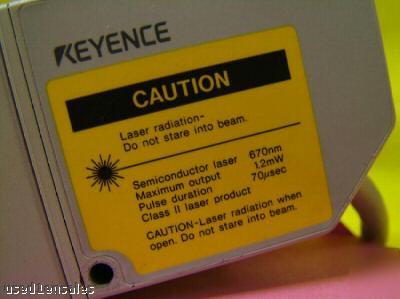 Keyence semiconductor laser barcode reader bl-550H