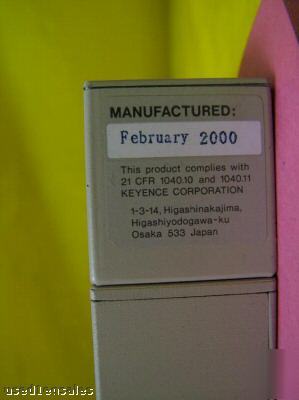 Keyence semiconductor laser barcode reader bl-550H