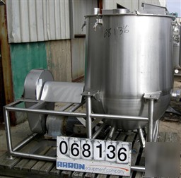 Used: technova tank, 200 gallon, 316 stainless steel, m