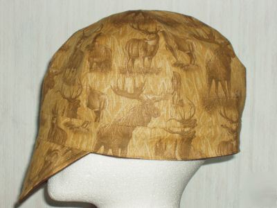 Welding cap in big game-a 100% cotton hat
