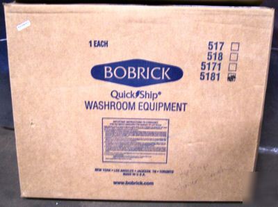 Bobrick handi cap shower seat whiteplastic b-5181