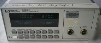 Hp 8156A optical attenuator with module 1310/1550NM sm