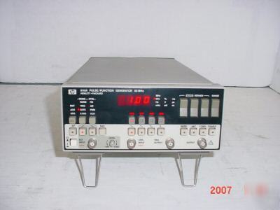 Hp /agilent 8116A function generator, 1MHZ-50MHZ w/opt