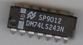 Integrated circuit DM74LS243 /DM74LS243N electronics 