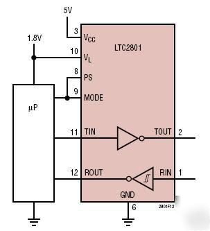 LTC2801CDE linear tech single transceivers