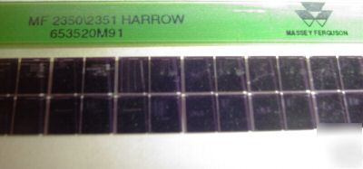 Massey ferguson 2350 & 2351 harrow parts microfiche mf