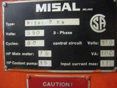 Misal 2RN universal milling machine 12X67