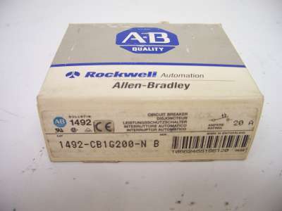 New allen bradley 1492-CB1G200-n 20 amp. in box