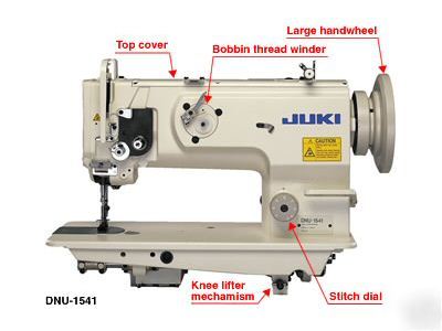 New juki dnu-1541 industrial sewing machine - - w/ stand