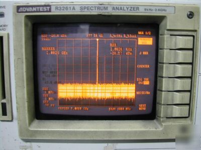 Advantest R3261A spectrum analyzer, 9KHZ â€“ 2.6 ghz gpib