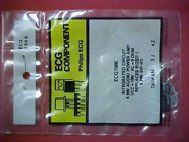 ECG1566 ic-audio power output *