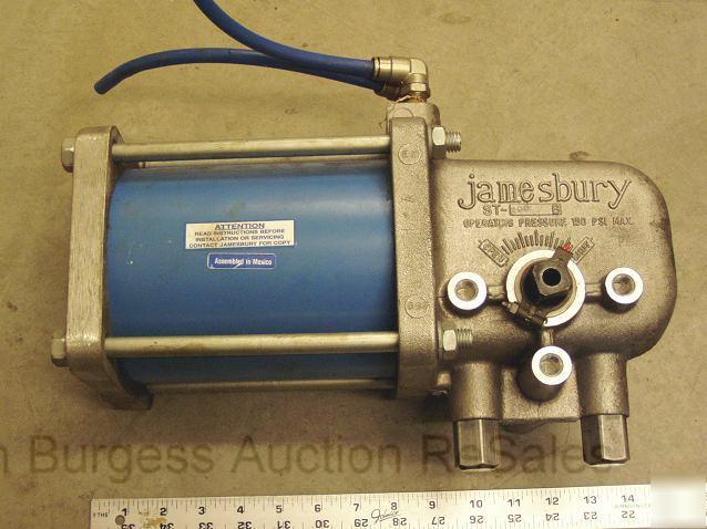 Jamesbury actuatormotor valve actuator pneumatic air