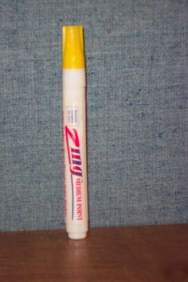 Liquid paint indusrial markers - yellow - medium tip