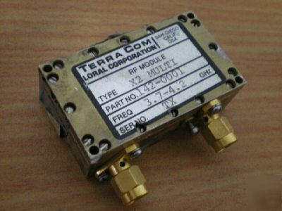 Loral terracom rf frequency X2 multiplier 3.7-4.2GHZ