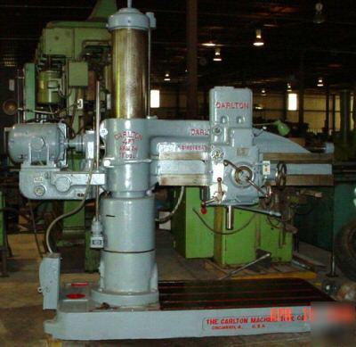 One preowned carlton radial arm drill 