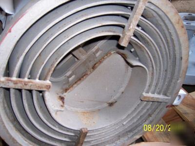 Spiral exchanger, 40 sq/ft,, 316 stainless steel