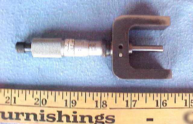 Starrett 263 depth height micrometer 0 to 1 inch nores