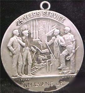 Sterling 25 year award from u.s.steel-wm.evans jr.-926