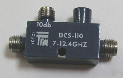 Trm dcs-110 7-12.4 ghz 10 db directional coupler