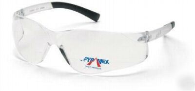 New 3 pyramex ztek 2.0 bifocal magnified safety glasses