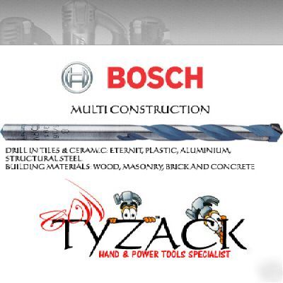Bosch 6MM multi purpose drill bit wood brick metal more