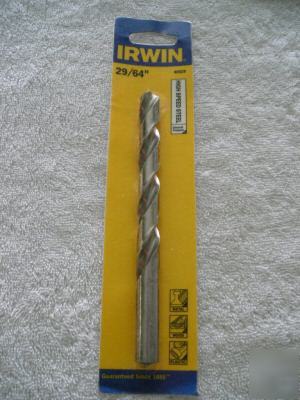 Irwin high speed general purpose drill bit 29/64