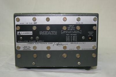 Lambda lm D48 - 2207 regulated power supply