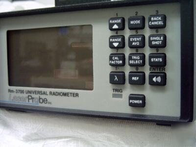 Laserprobe rm-3700 universal radiometer, w/ sp-ce-2 pr 