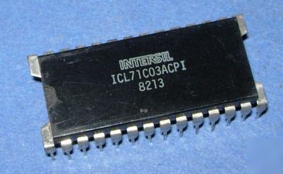 Lsi ICL71C03A-cp intersil 28-pin dip vintage package