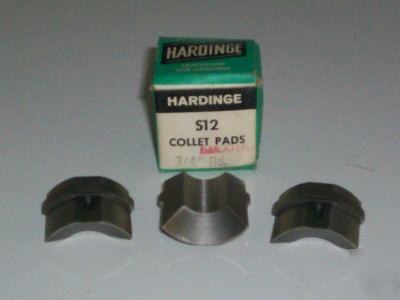 New hardinge S12 collet pads 3 / 4