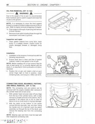 New holland nh TM115 thru TM165 tractor workshop manual