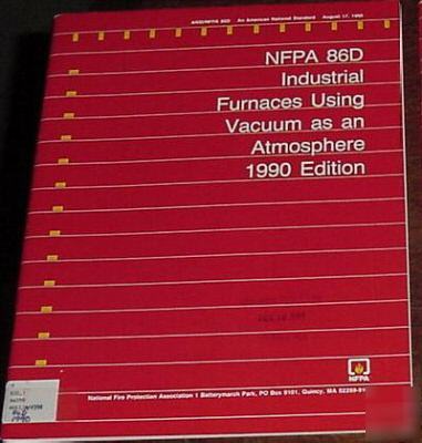 Nfpa 86D industrial furnaces using vacuum as atmosphere