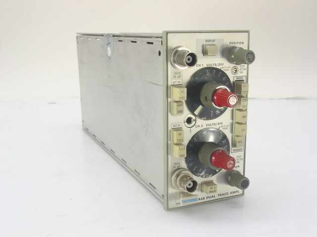 Tektronix 5A48 dual trace amplifier oscilloscop plug-in